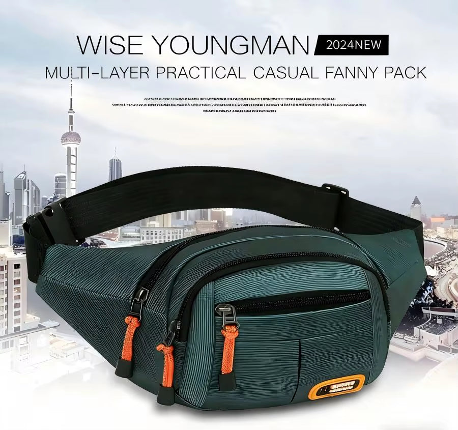 Mobile Waist Bag for Men and Women Multifunctional Large Capacity anti Splash Business Wear-Resistant Construction Site
