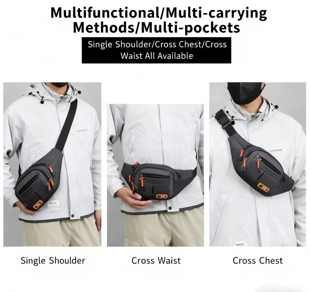 Mobile Waist Bag for Men and Women Multifunctional Large Capacity anti Splash Business Wear-Resistant Construction Site