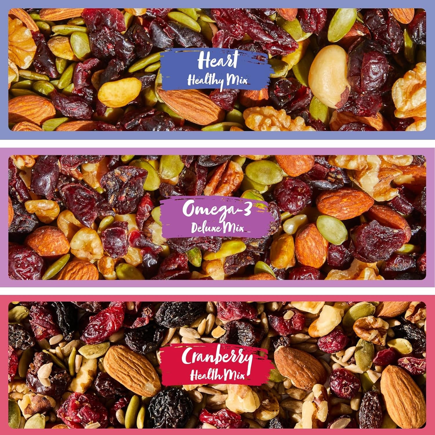 Organic Trail Mix Snack Packs, Multi Pack 28.8 Oz - 24 Individual Servings (Pack of 3)